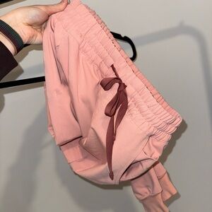 Figs Women’s Pink Sand High Waisted Uman Relaxed Joggers